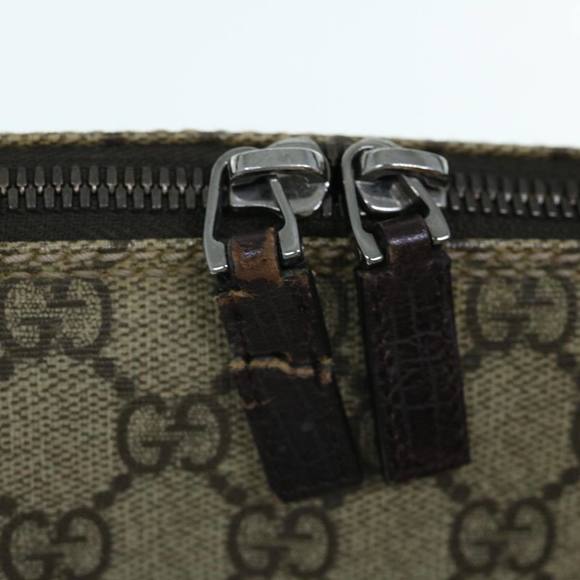 GUCCI GG Supreme Hand Bag PVC Leather Beige 114537 Auth am5468 - Picture 10 of 16